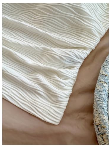 SHENHE Women's Textured Tie Back Halter Crop Top Sleeveless Backless Boho Cute Tank Top4