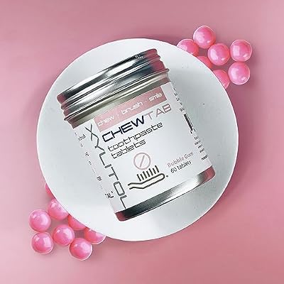 Chewtab Toothpaste Tablets Bubble Gum