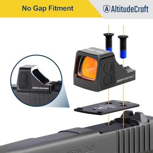 Titanium Optic Adapter Plate for Glock 43X MOS and 48 MOS Detail