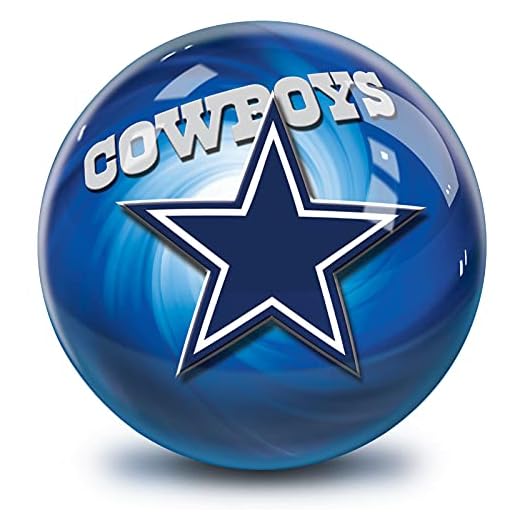 Strikeforce Bowling Officially Licensed NFL Dallas Cowboys Undrilled Bowling Ball