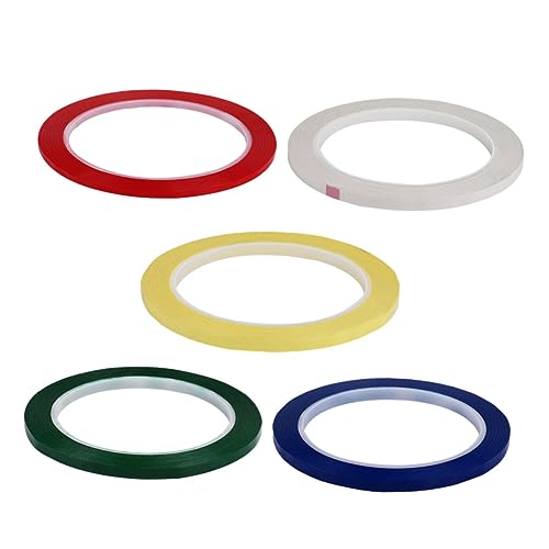 MUELODSIC バイオリンテープ 5ロール 弦楽器初心者用品 フレットボードステッカー 指板音符ガイド 教育用 学習補助 子供向け練習ツール