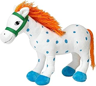 Pippi Longstocking Pluszowa zabawka koń pluszowy kucyk dla dziewcząt i chłopców 0+ 30 cm