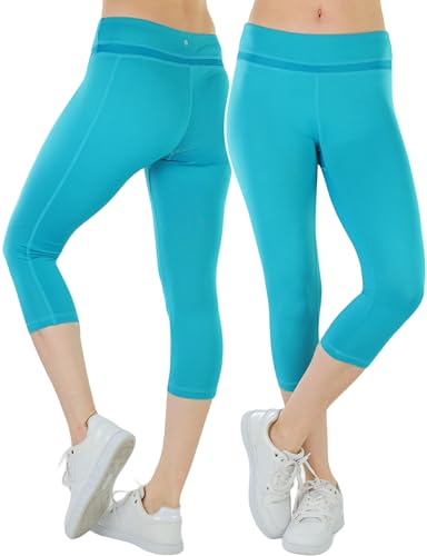 ToBeInStyle Women's Workout Pants - Solid - Jade - L