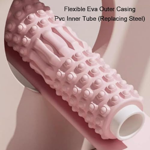 Firm Round Foam Roller, masajeador muscular de tejido profundo para masaje muscular, estiramientos y recuperación post entrenamiento (Color1, 30x8cm) miniatura 4