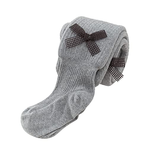 KAGAYD Kids Girls Soft Footed Dance Sockings Bowknot Ballet Tights Elasticity School Tights Yoga Pants2