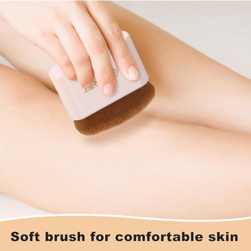 Professional Body Makeup Brush, Self Tanner Brush, Kabuki Brush for Self Tanner, Vegan Large Kabuki Face Body Blend Bronzer Shimmer Glow Self Tanning Foundation Brush for Flawless Leg Makeup - Image 8