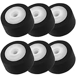 BUTIFULSIC Cassette Machine Repair Pinch Roller 6Pcs 13Mm Rubber Bearing Pulley for Recorders and Tape Devices