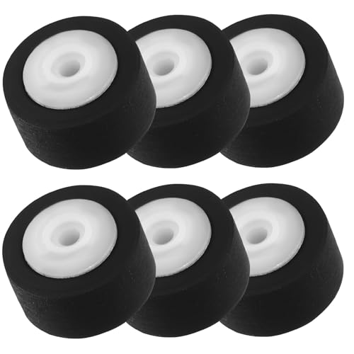 VALICLUD Rodillos de Presión para Grabadora de Cinta, 6 Piezas, Rodamiento Plástico de 13 Mm, Accesorios para Reparación y Mantenimiento de Máquinas de Vídeo y Audio Portátil