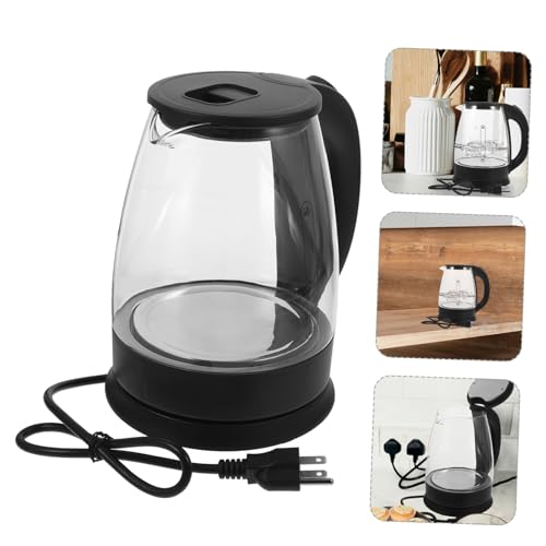 Hervidor eléctrico OUNONA 1.7L negro con apagado automático miniatura 4