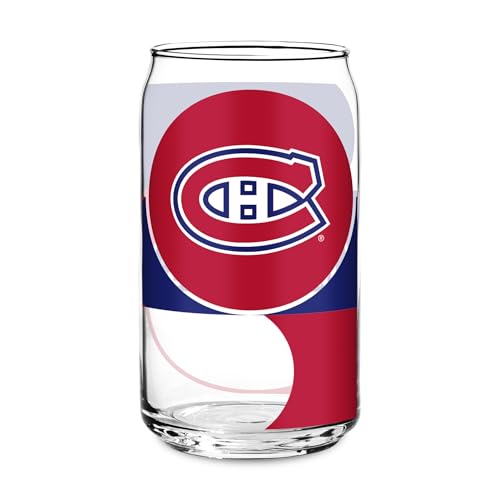 Rico Industries NHL Hockey Montreal Canadiens Standard 16-oz Class Can Shaped
