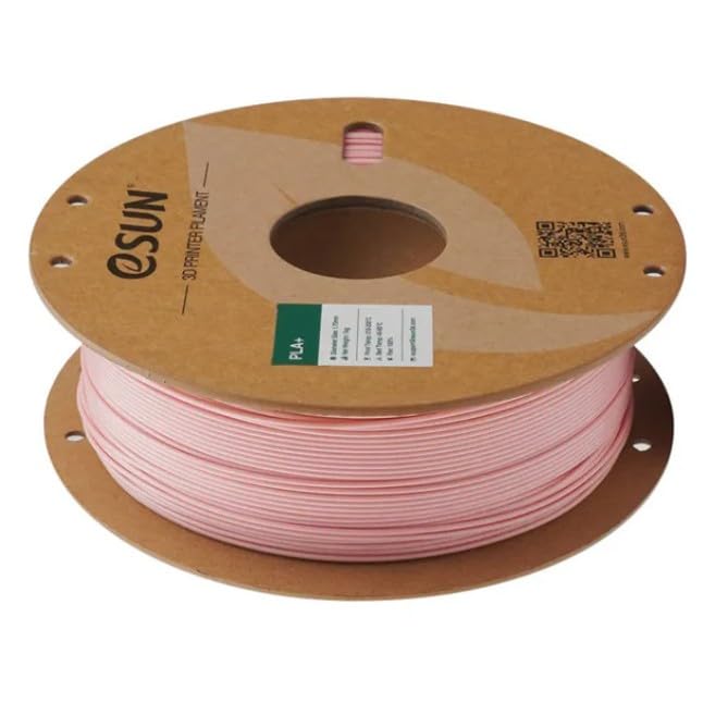 Image of eSUN High Speed PLA+ Filament 1.75mm, 3D Printer Filament Speedy PLA Plus for Fast Printing, Dimensional Accuracy + /- 0.03mm, 1KG (2.2 LBS) Peach Pink