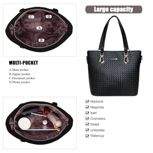 Image of OTMIPIML Purses and Handbags for Women Synthetic Leather Tote Crossbody Bags Satchel Purses Set 6pcs | Set