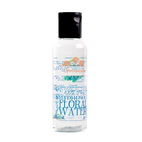 Mystic Moments | Geranium Natural Hydrosol Floral Water 125ml | Perfect for Skin, Face, Body & Homemade Beauty Products Vegan GMO Free