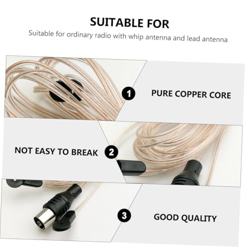 Antenna FM conector hembra Uonlytech para eliminar interferencias de audio 3