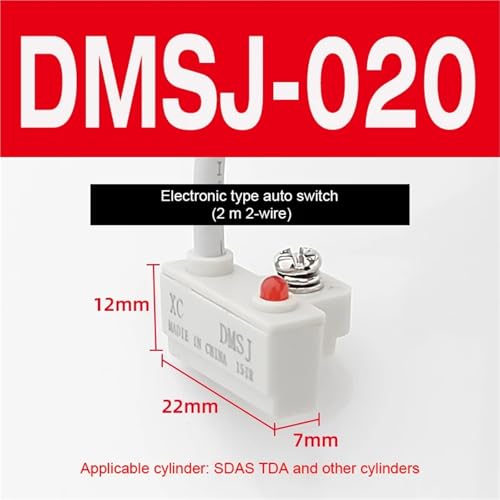 Sensor magnético M9N interruptor auto switch para cilindro neumático de 2 hilos 3