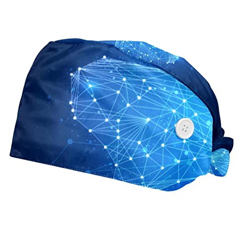 Chapeaux de Travail Papillon Bleu en lot de 2 pour hommes et femmes