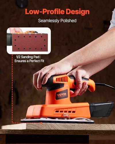 VEVOR 1/2 Sheet Variable Speed Sander