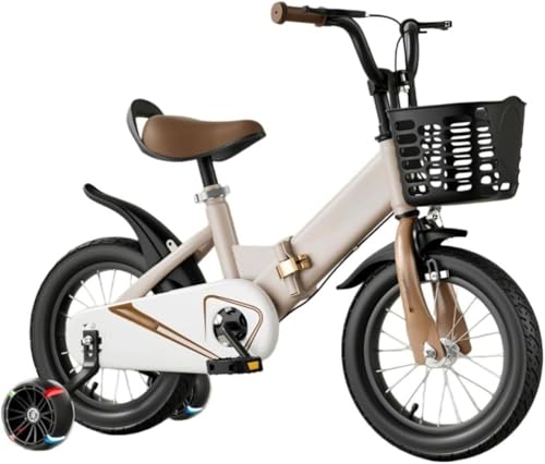 Danussi�q���p���]�� �܂肽���� �W���j�A �⏕�֕t�� 12/14/16/18 �C���` �������� �o�X�P�b�g�t�� �L�b�N�X�^���h ����~�߃n���h�� �g�ݗ��ĊȒP ������� �L�b�Y�o�C�N �ʊw/�v���[���g�p (�J�[�L�F�̃X�|�[�c�X�^�C��,14�C���`�i9