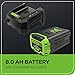 Greenworks 60V 730 CFM Brushless Backpack Blower, 8.0Ah Battery and 6A Charger