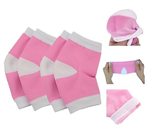 2 Paia di Gel Idratanti in Silicone per Calzini