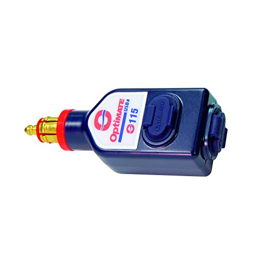 Optimate O115 Caricabatterie Auto USB, 3300 MA con Spina Bici