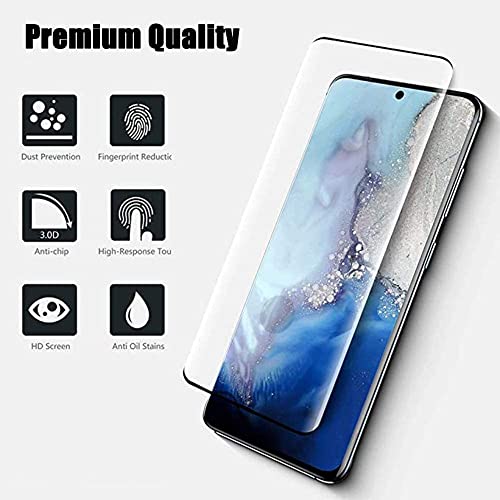 Image of Tempered Glass Design for Vivo X60 Pro Advanced Border Less Full Edge to Edge 3D Curved UV Screen Protector and Easy Installation Kit (Pack of 1)- By Blackwik