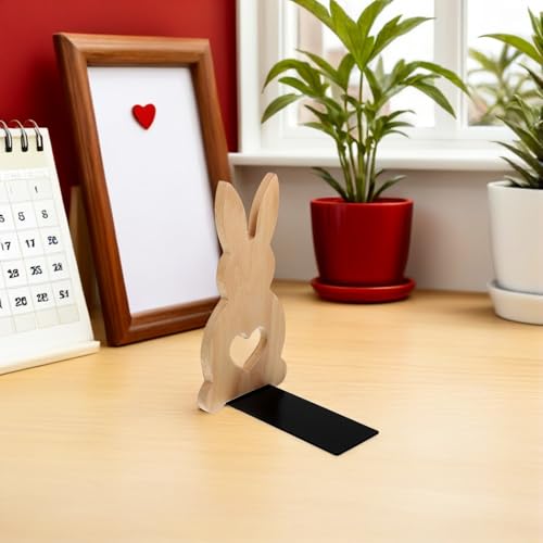 Lapins bois support de rangement étagère bibliothèque bureau déco - 5