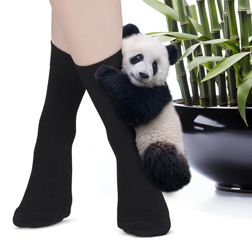 Women's Thin Rayon Dress Socks - Casual Color Crew Socks, Comfort Seam3