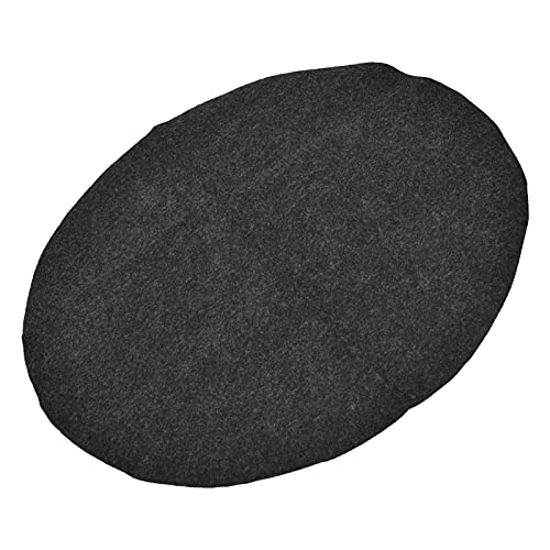 Alfombra para barbacoa redonda lavable protector de suelo para parrilla 3