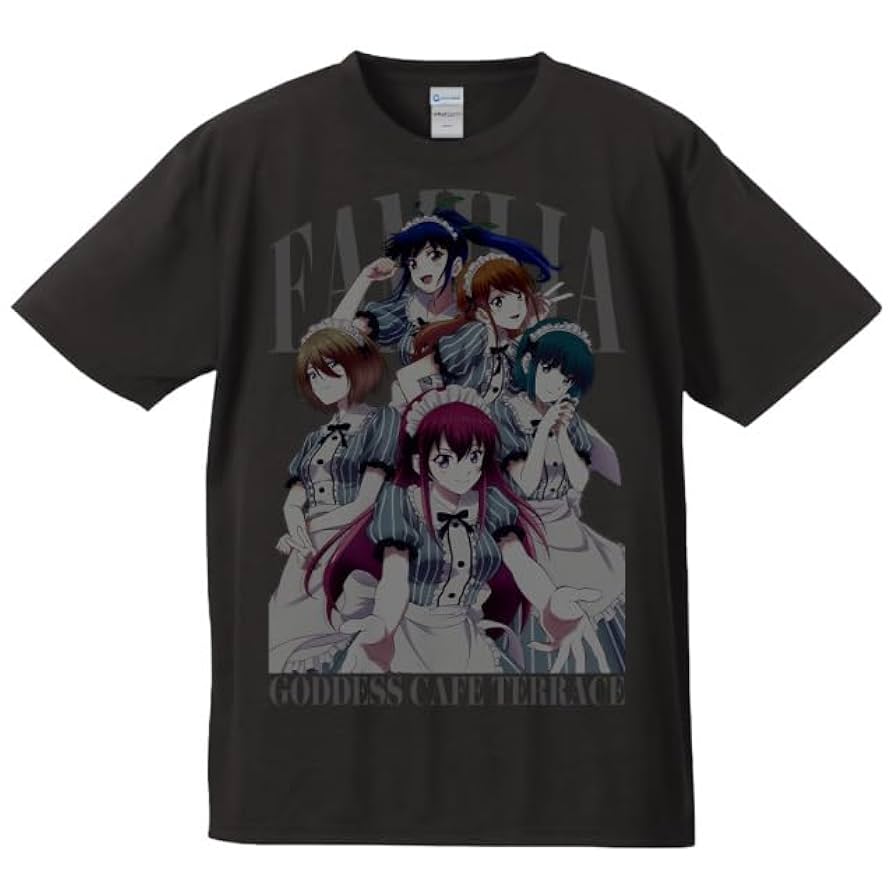 女神のカフェテラス　当選　Tシャツ Amazon.co.jp: TVアニメ「女神のカフェテラス」 Tシャツ Familia