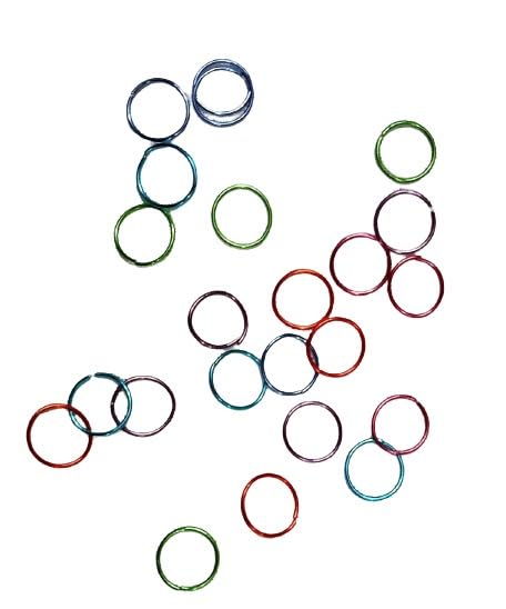 Platinum-Plated Nose Ear Lip Ring Set For Womens Mens Unisex - (Pack of 20 Pcs)-image-10