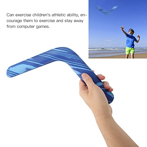 Disco voador retrô em forma de V, jogo interativo para jogos ao ar livre, macio para o ar livre(Azul
