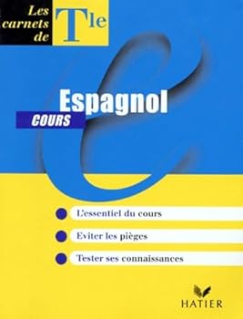 Paperback Espagnol, terminale, carnet de cours Book