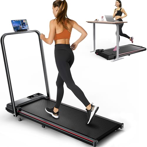 6.5MPH Walking Pad Treadmill Handle Bar, Under Desk 8%