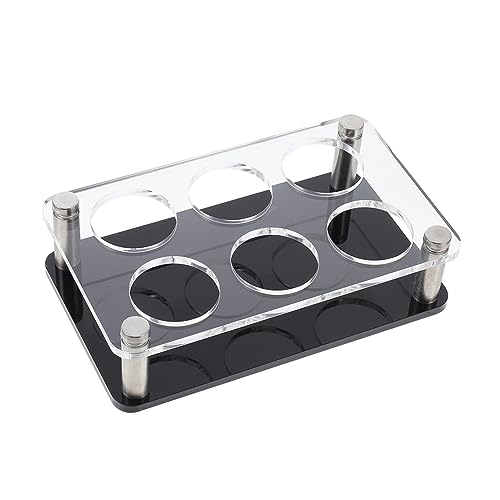 MUCKLILY Acrylic Shot Glass Holder Multifunctional Cup Organizer for Bars Modern Design for Clean and Tidy Space for Parties and Home Use
