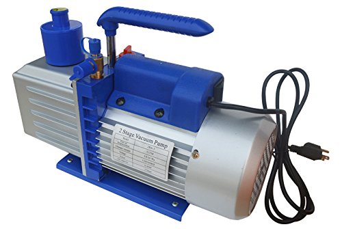 2-Stage High Performance Double-stroke Oil-rotating Vane 7 CFM Vacuum Pump 110V(Item #160800)
