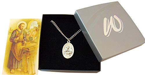 Westman Works Saint Joseph The Home Seller Medal Necklace Deluxe Set with Holy Card2