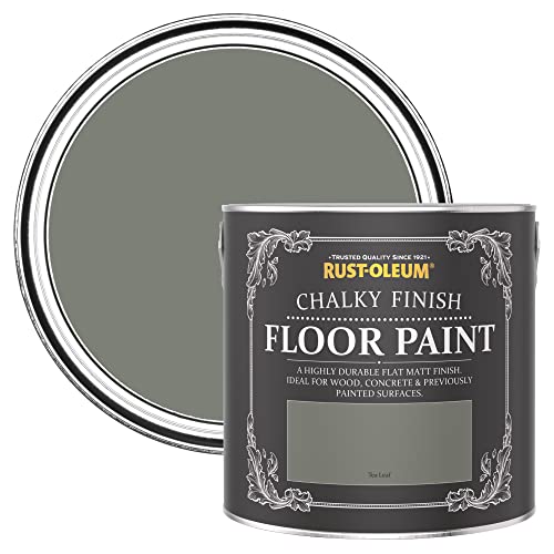 Rust-Oleum Light Green Scratch-Proof Floor Paint in Matt Finish - Tea Leaf 2.5L