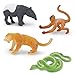Safari Ltd. Rainforest TOOB - 11 Figurines: Macaw, Frogs, Toucan, Iguana, Monkey, and More - Educational Toy Figures For Boys, Girls, and Kids Ages 3+