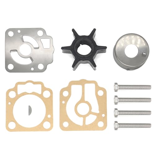 Image of 3T5-87322 Water Pump Impeller Service Kit for Mercury Marine & Tohatsu Nissan 40 50 HP Outboard Motor Replacement 3T5-87322-3 3C8-87322-3