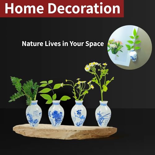 Imanes decorativos de cerámica para flores con forma de diamante miniatura 6