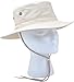 Sloggers Classic Cotton Hat with Wind Lanyard, Stone, UPF 50+ Maximum Sun Protection, Style 4471ST,Adjustable Small to Medium