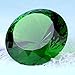 Crystal Glass Diamond Shaped Decoration, Green 60mm Jewel Paperweight,Gift Decoration Idea For Christmas, Thanksgiving (Please identify our brand Yarr Store)