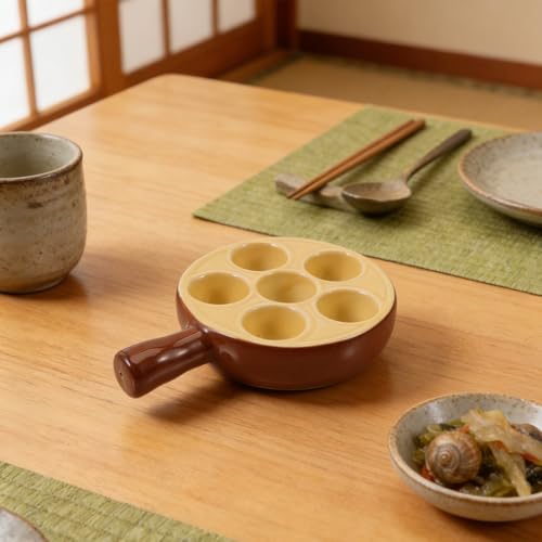 Assiette à escargots antidérapante en céramique pour vos repas de fête et dîners - 6
