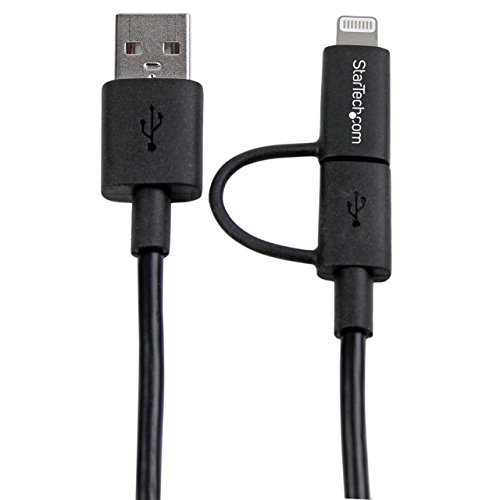 Cable StarTech Lightning y Micro-USB de 1m para solucionar el desorden de cargadores 5