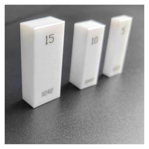 Bloque de calibre cerámico de 5mm soluciona desviaciones en calibrador micrométrico