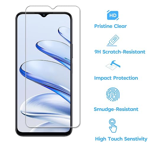 Tzstz Pack of 3 Screen Protectors for Honor 70 Lite, 9H Hardness, Anti Honor 70 Lite Tempered Glass Screen Protector - Image 3