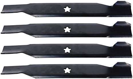 USA Mower Blades (4) High Lift for Craftsman 127843, 138498, 1389...