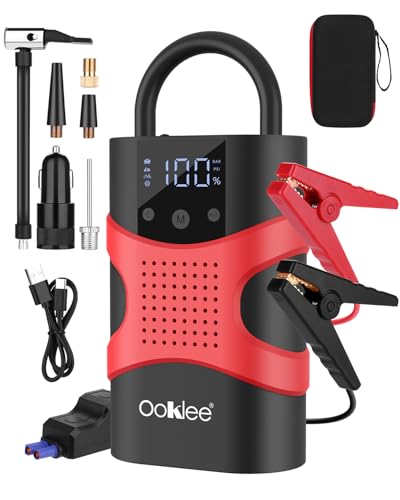 portable jump starter with air compressor 12V