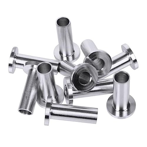 SEWACC 20pcs Stainless Steel Cable Railing Kits Deck Railing Sleeves Wire Rope Protective Sleeves Weatherproof for DIY